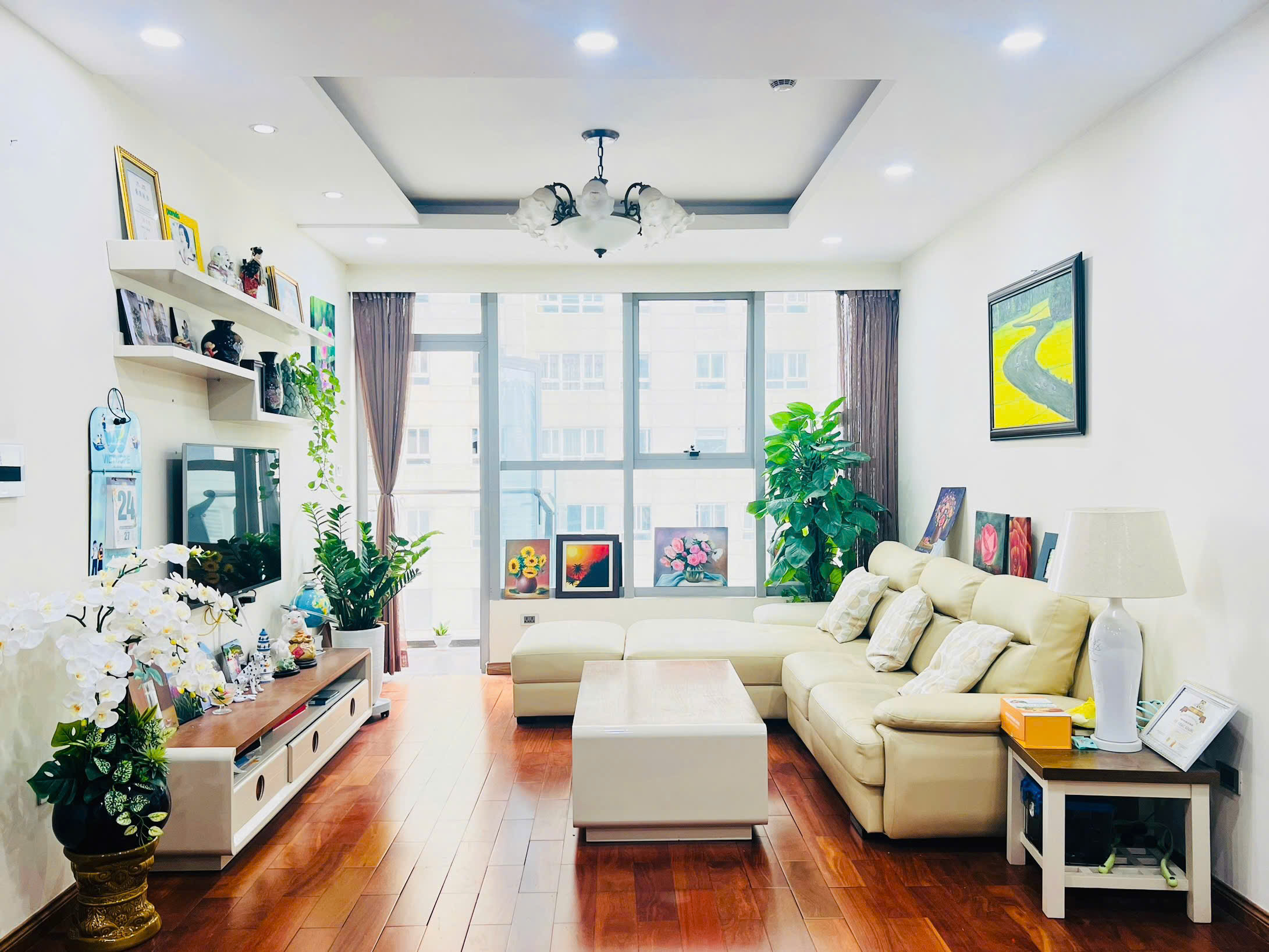 Chung cư Viglacera Thăng Long 117m2, 3 PN, căn góc, view 3 hồ, giá 10,4 tỷ - Ảnh 1