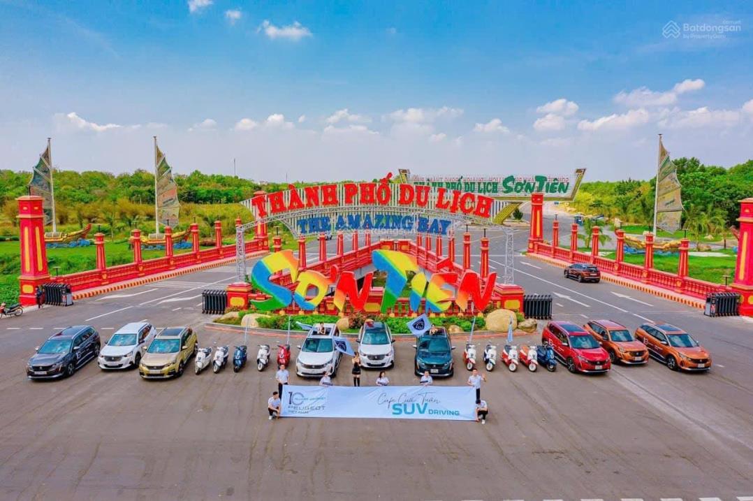 Đất sổ hồng full thổ cư trong khu dân cư Sơn Tiên sổ riêng 82m2 rất đẹp đường nhựa to - Ảnh 1