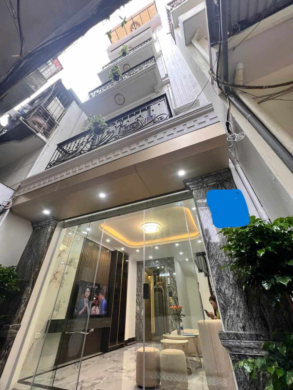 BÁN NHÀ MỚI KOONG PHỐ TRƯƠNG ĐỊNH HOÀNG MAI 7 TẦNG THANG MÁY - Ảnh chính
