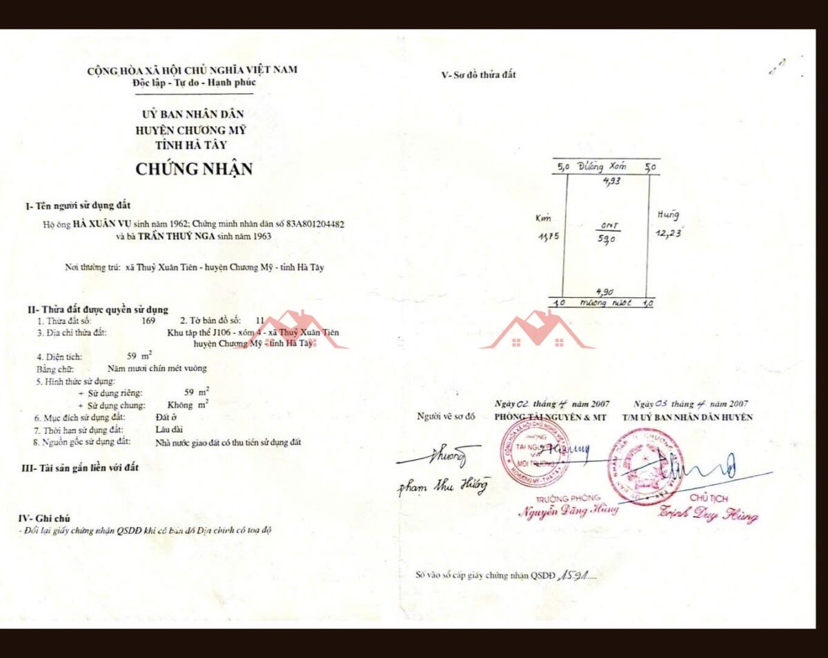 CHÍNH CHỦ BÁN LÔ ĐẤT 59M TẠI ĐỒI K6-THỦY XUÂN TIÊN-CHƯƠNG MỸ-HÀ NỘI - Ảnh 4