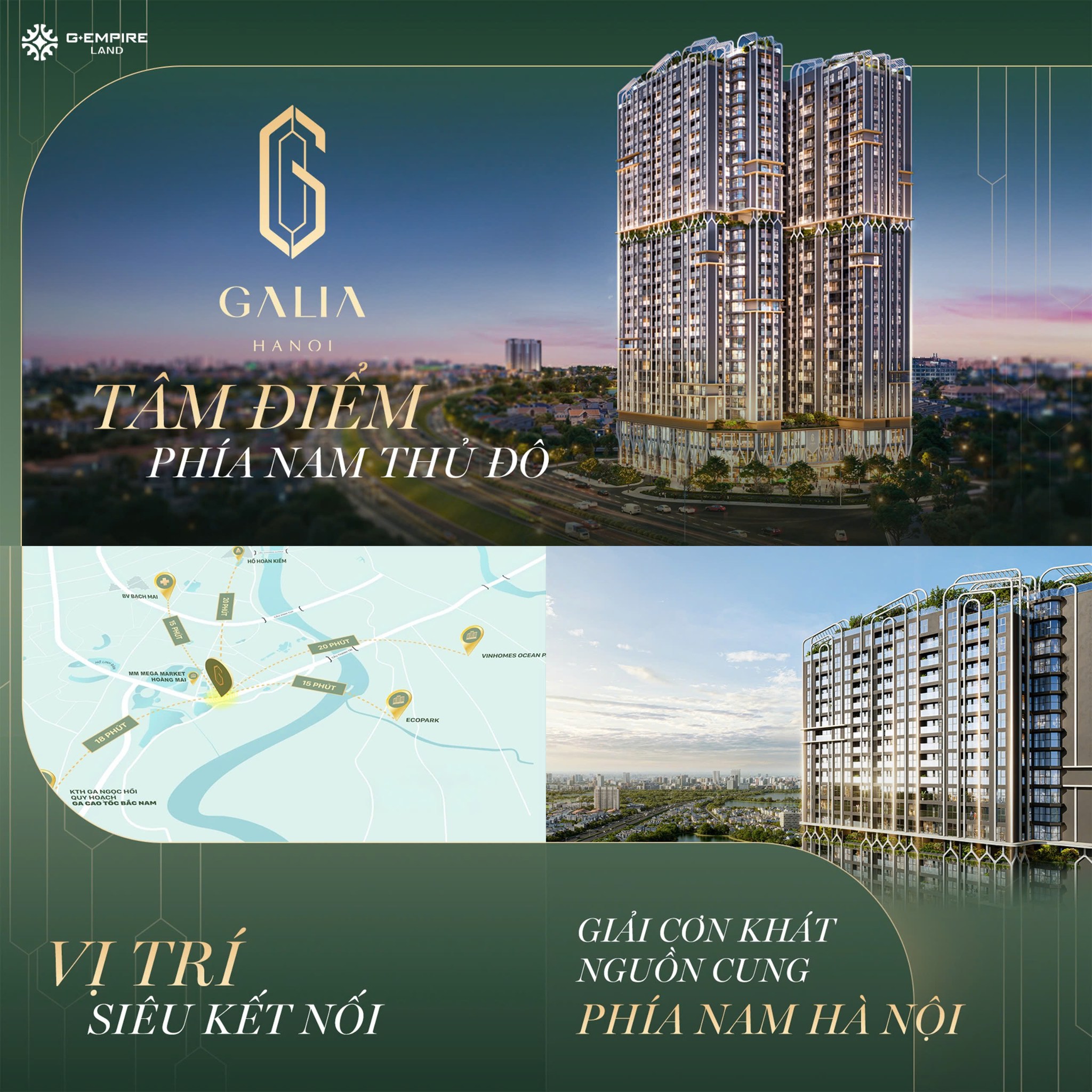 NHẬN BOOKING CĂN HỘ GALIA YÊN SỞ_HOÀNG MAI - Ảnh chính