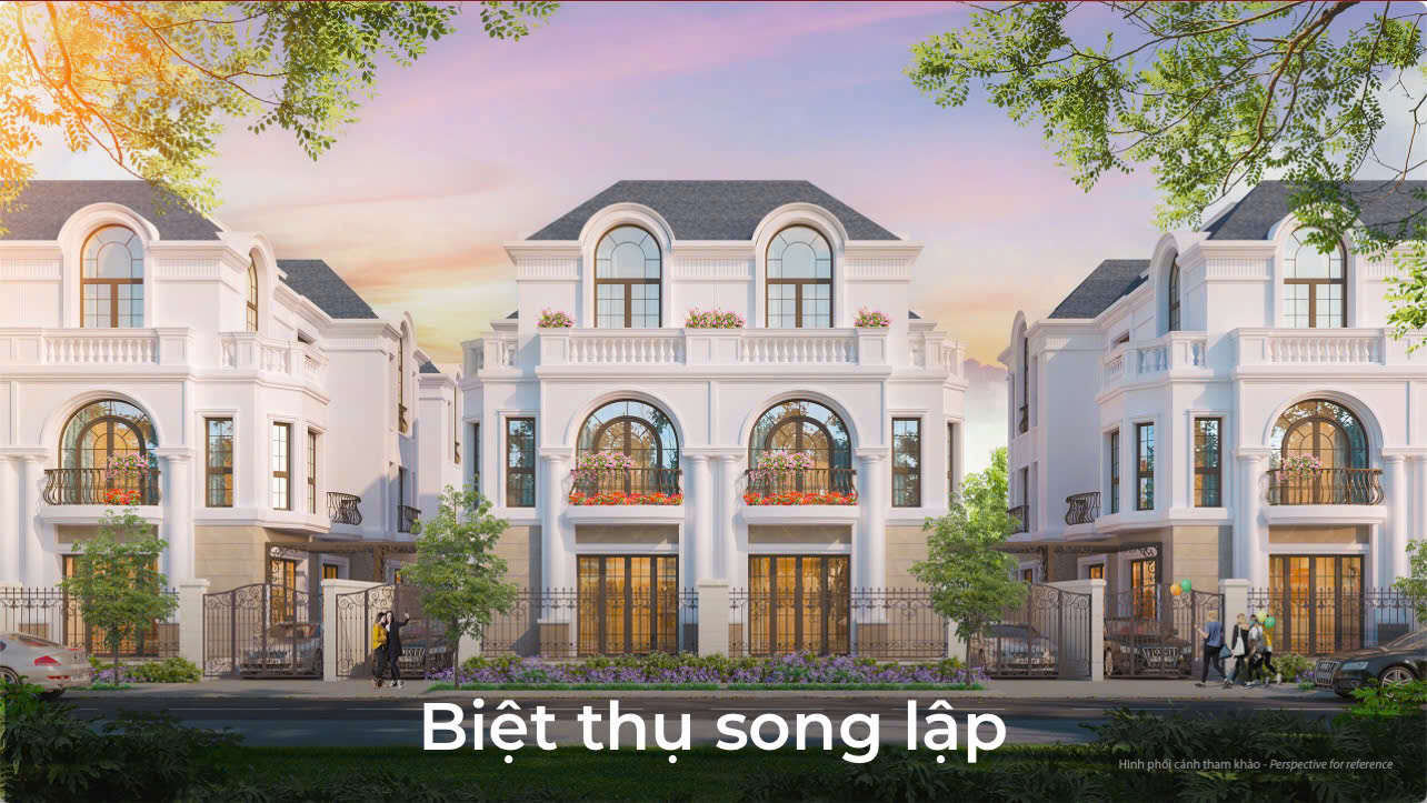 BÁN BIỆT THỰ SONG LẬP 9x20, 10x20 THIẾT KẾ 3 TẦNG TẠI HỒNG HẠC CITY BẮC NINH - Ảnh 3