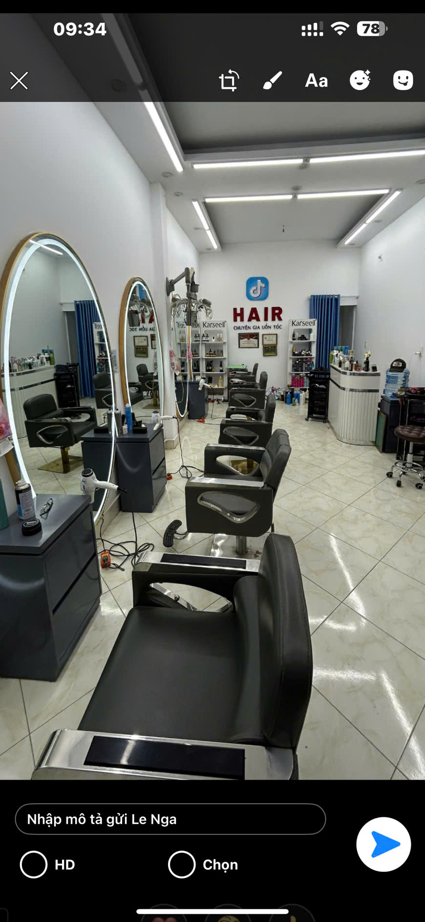 CHÍNH CHỦ CẦN NHƯỢNG SALON TÓC. HOÀI ĐỨC- HÀ NỘI - Ảnh chính