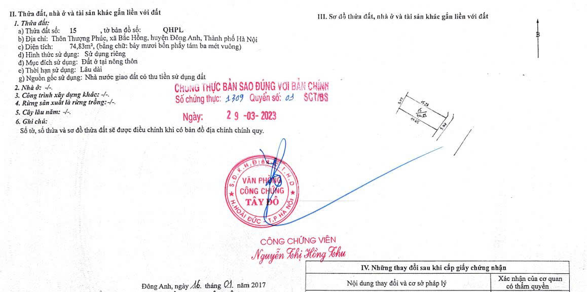 Cần Bán nhanh Lô Đất Đấu Giá Mặt Đường Liên Xã Xã Bắc Hồng, Đông Anh , Hà Nội - Ảnh chính