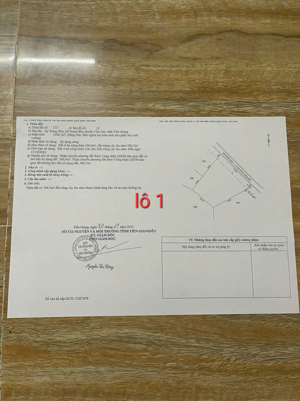 CHÍNH CHỦ CẦN BÁN GẤP 2 LÔ ĐẤT KẾ BÊN CÓ VỊ TRÍ ĐẸP TẠI XÃ TRUNG HÒA -H. CHỢ GẠO - TIỀN GIANG. - Ảnh 1