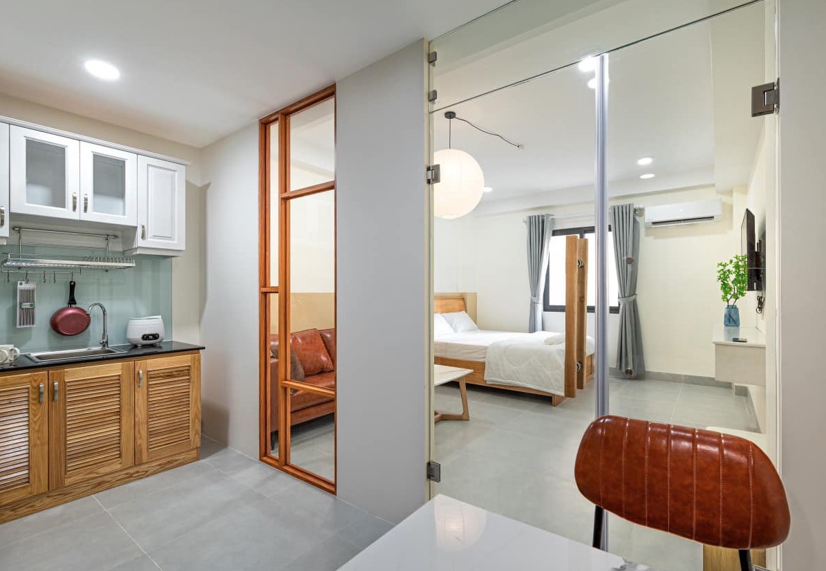 🏡 CHO THUÊ CĂN HỘ 1 PN TÁCH BẾP – CÔNG VIÊN LÊ THỊ RIÊNG, Q10 - Ảnh 1