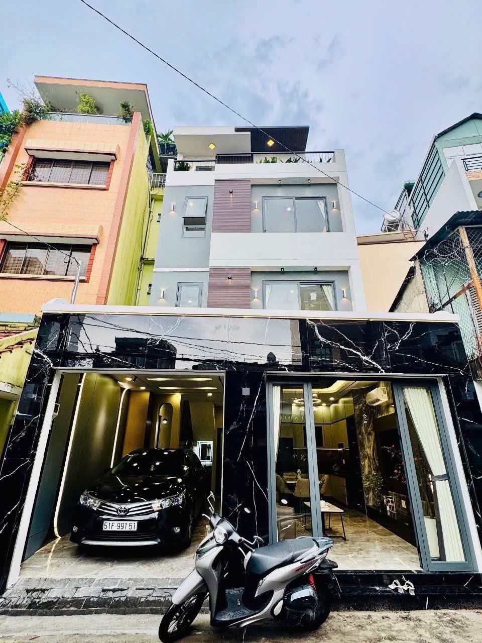 Siêu Phẩm MTKD - Khu Chu Văn An - Xe Hơi 🚘🚘🚘 Ngủ trong nhà - 6.4❌8.5 - 4 Tầng - 3 PN 4 WC - Ảnh 1