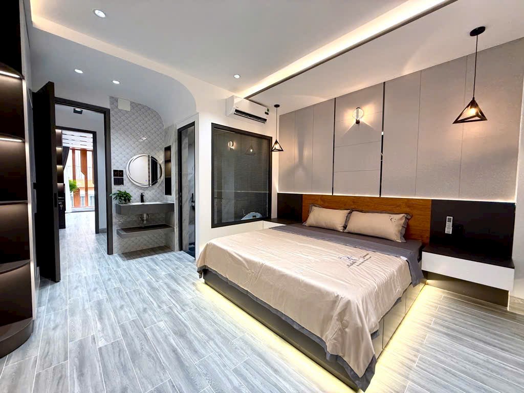 NHÀ LÔ GÓC 3 MẶT TIỀN - HẺM XE TẢI 8M THÔNG - TIỆN KD - GIÁP LÊ VĂN THỌ - 79M² - 4 TẦNG NHỈNH 9 TỶ - Ảnh 4