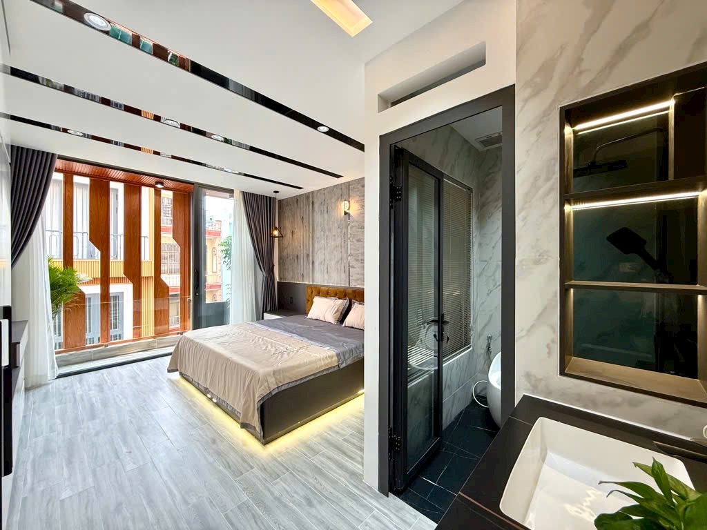 NHÀ LÔ GÓC 3 MẶT TIỀN - HẺM XE TẢI 8M THÔNG - TIỆN KD - GIÁP LÊ VĂN THỌ - 79M² - 4 TẦNG NHỈNH 9 TỶ - Ảnh 5
