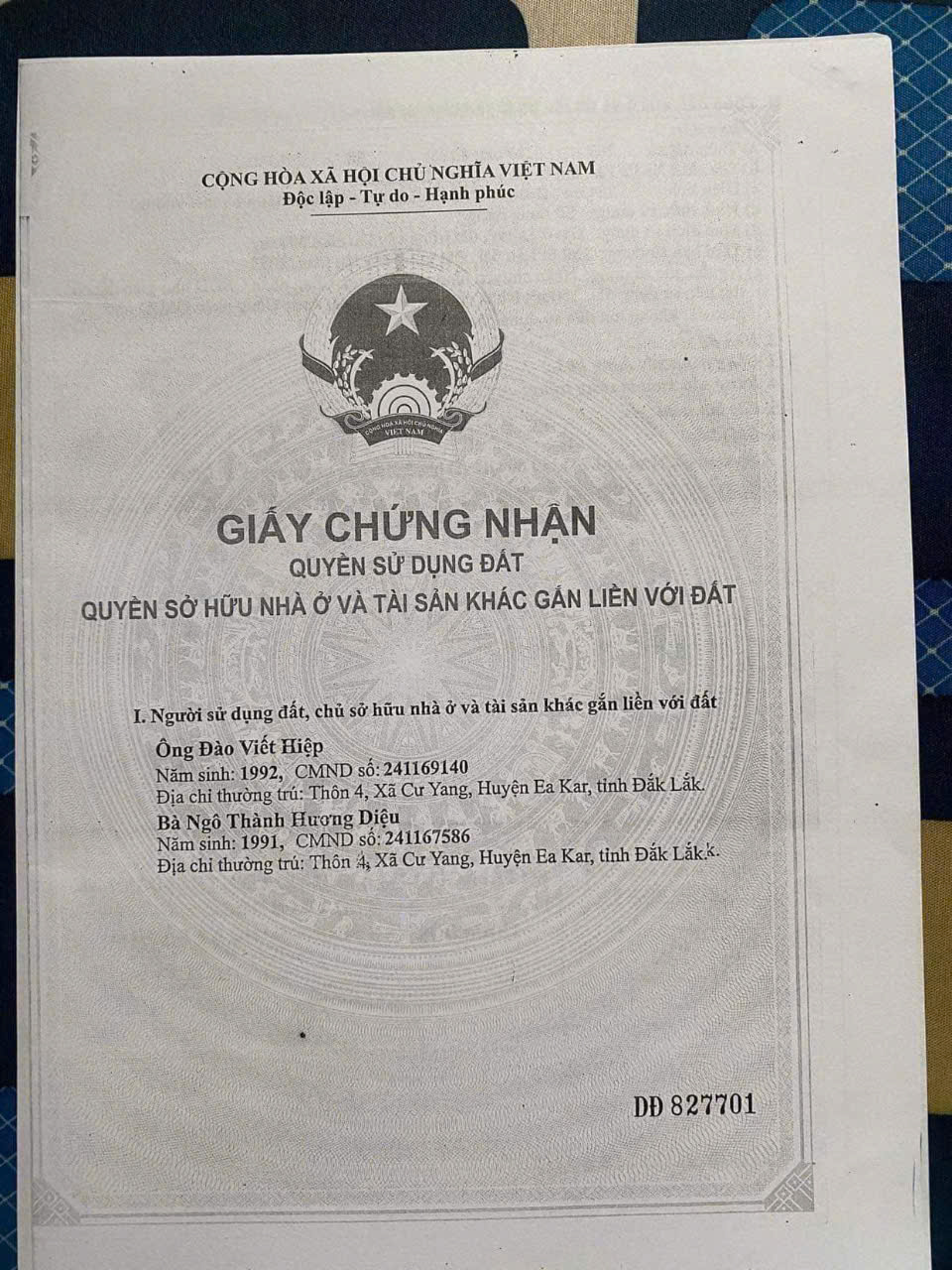 ĐẤT ĐẸP – GIÁ ĐẦU TƯ - CHÍNH CHỦ CẦN BÁN GẤP LÔ ĐẤT Xã EaPal, Eakar, Đắk Lắk. - Ảnh 1