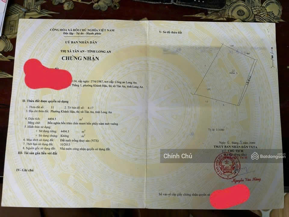 Chính chủ cần bán đất đường Rạch Giồng, KP Quyết Thắng, phường Khánh Hậu, TP. Tân An, tỉnh Long An. - Ảnh 2
