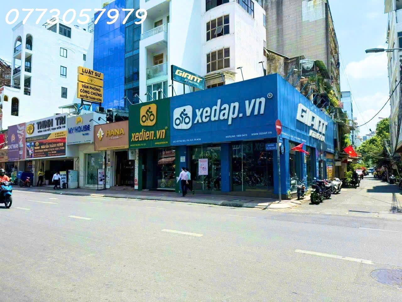 Bán Nhà Góc 2 Mặt Tiền - 63C Võ Thị Sáu Q3 - Ảnh 1