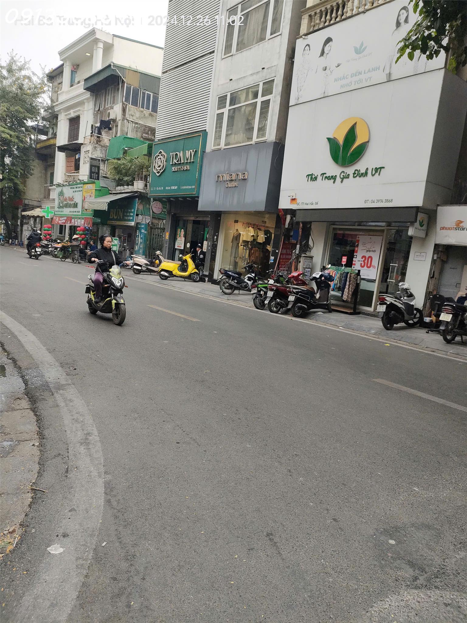 Cho thuê mặt phố Ngô Thì Nhậm 120m, 3 tầng, mặt tiền 7m, vỉa hè 15m,110 tr/th Hai Bà Trưng. - Ảnh 1