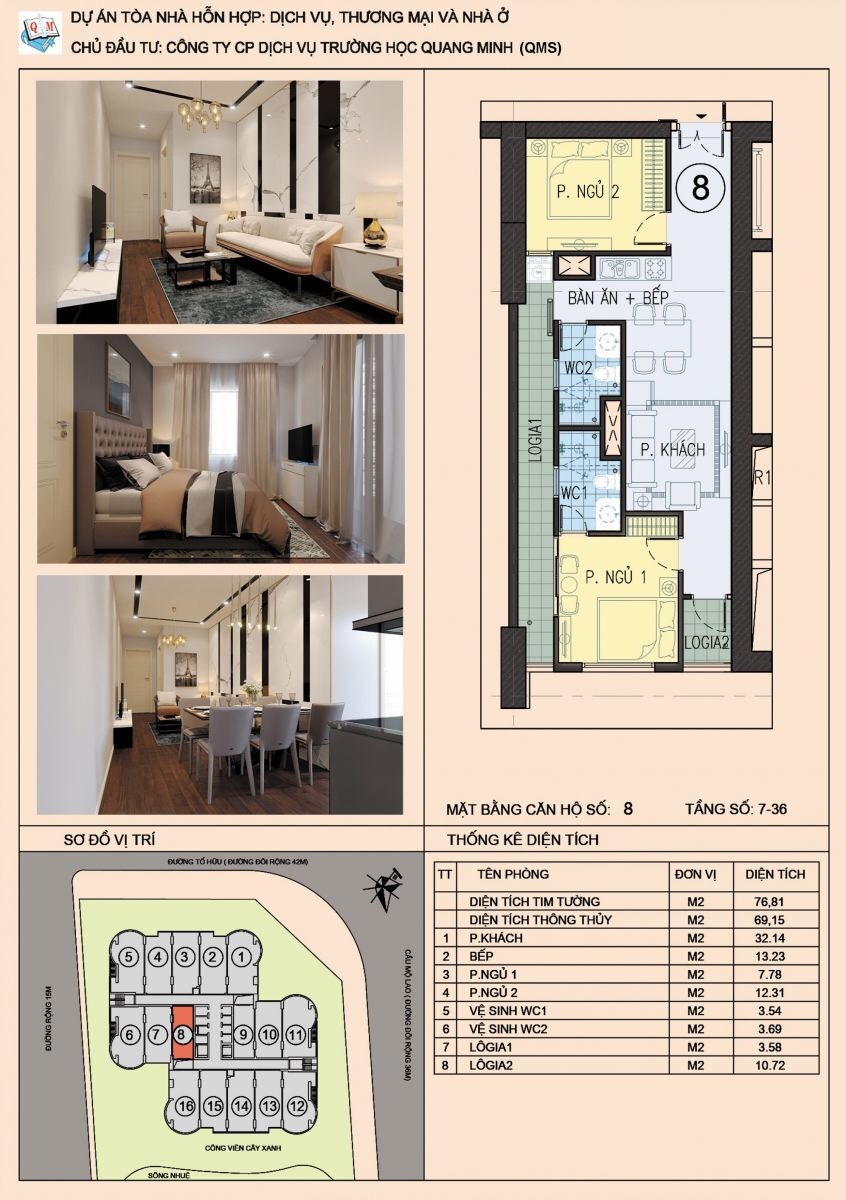 QMS TOP TOWER - TỐ HỮU - VỊ TRÍ ĐỘC TÔN - Ảnh chính