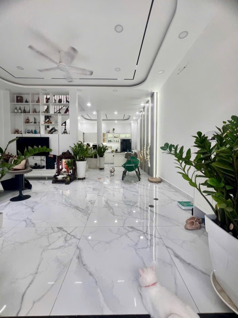 Bán nhà 1 Trệt 1 Lầu và Sân Thượng, SHR đường nhựa 10m thông tứ tung,gần Bcons - Ảnh 1