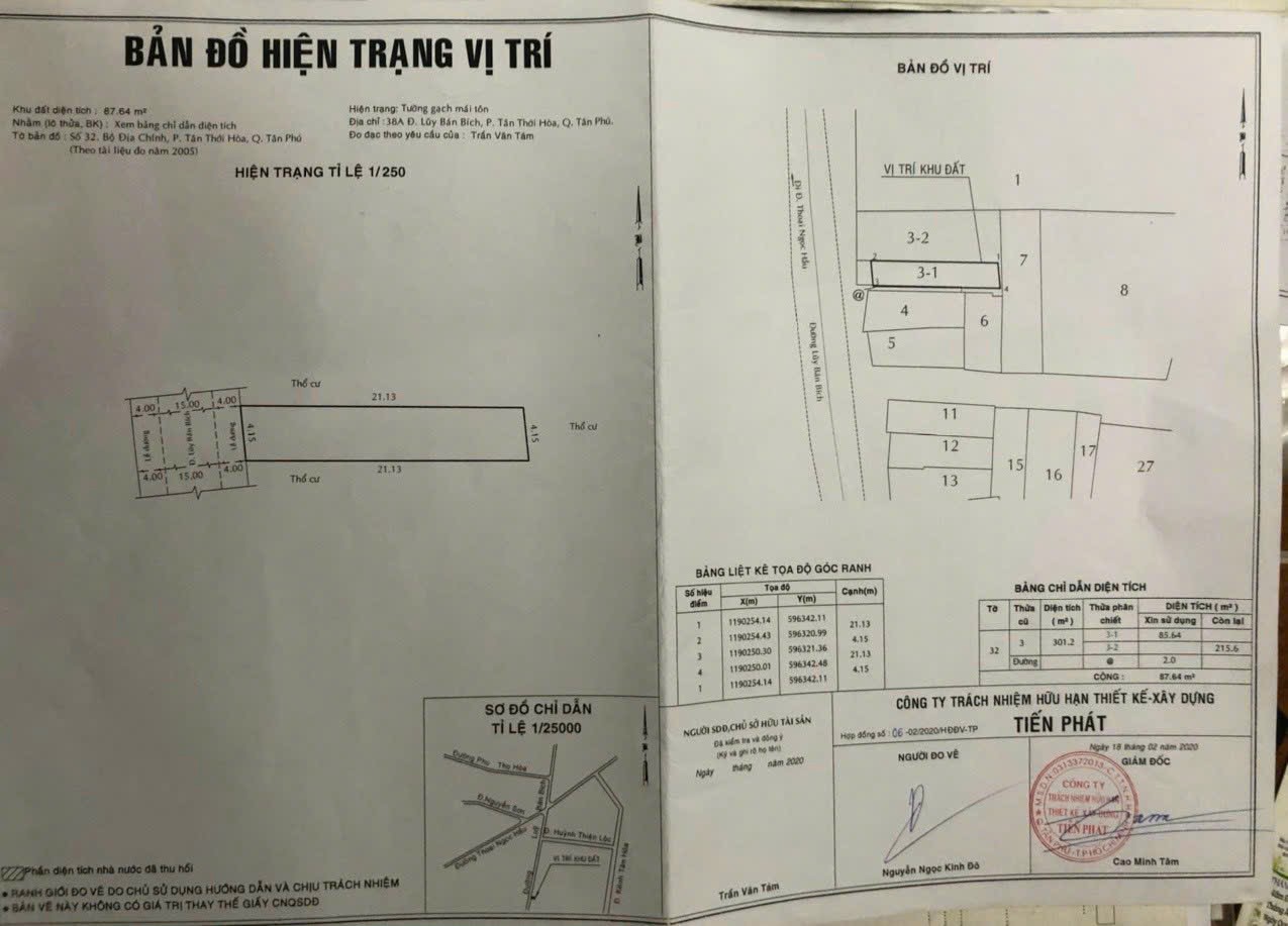 BÁN NHÀ MẶT TIỀN LŨY BÁN BÍCH – ĐANG KINH DOANH PHỞ – TÂN PHÚ - Ảnh chính