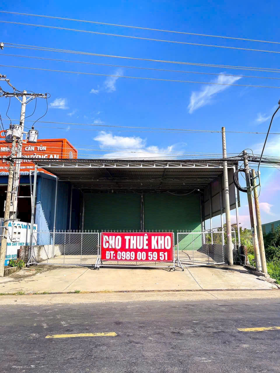 ► CHO THUÊ NHÀ KHO XƯỞNG MẶT TIỀN ĐƯỜNG TỈNH LỘ 833, LONG AN. - Ảnh 3