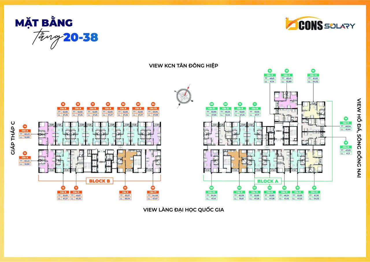 Bcons Solary 1,9tỷ Căn 2PN 2WC - Ảnh chính
