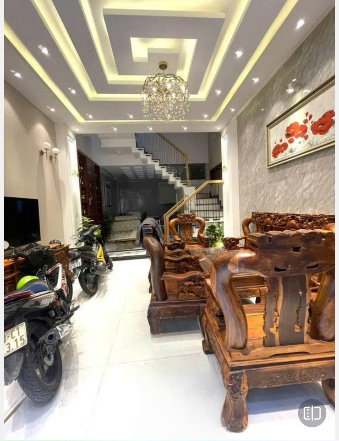 Nhà đẹp 4 tầng hẻm 318 Thống Nhất ngang 4.5m 63m2 gần UBND Phường 16 chỉ 8 tỷ xíu. - Ảnh 2