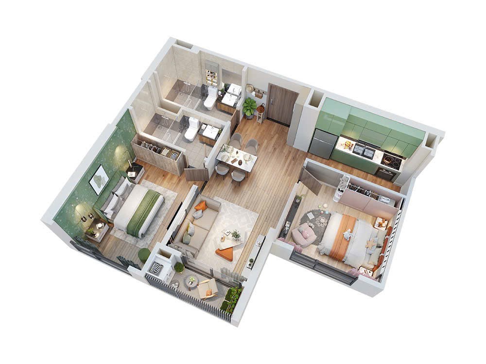 CĂN HỘ CHÍNH CHỦ - GIÁ TỐT -Bán Gấp Căn TC1 Canopy Vinhomes Smartcity Tây Mỗ, Nam Từ Liêm, Hà Nội - Ảnh chính