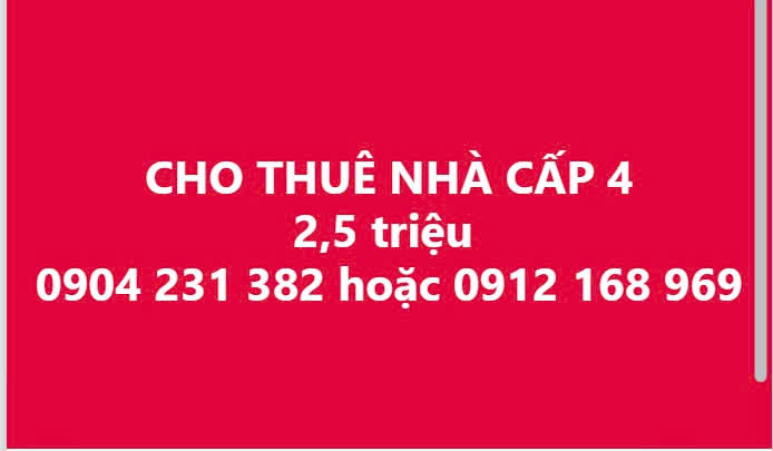 CHO THUÊ NHÀ CẤP 4 TẠI ĐẠI MỖ, NAM TỪ LIÊM, HÀ NỘI - Ảnh chính