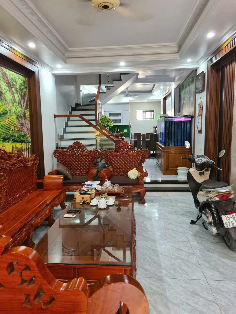 Nhà Thiên Lôi, 58m 4 tầng, độc lập gốc dân, ngõ ô.tô Giá 5.55 tỉ gần Hoàng Huy - Ảnh chính
