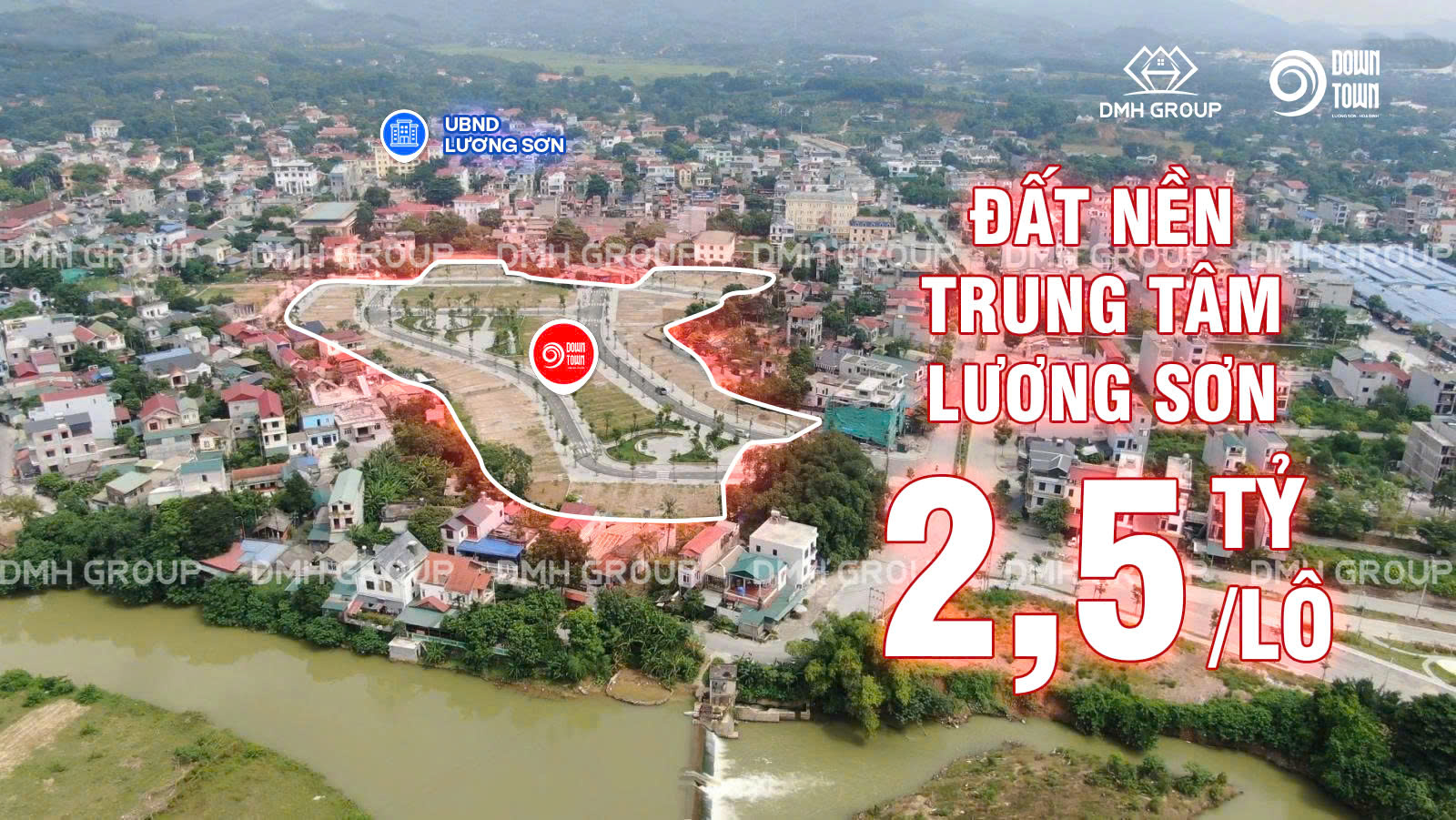 Chính chủ cắt lỗ lô đất nền 2 mặt tiền. Trung tâm hình chính Lương Sơn. - Ảnh chính