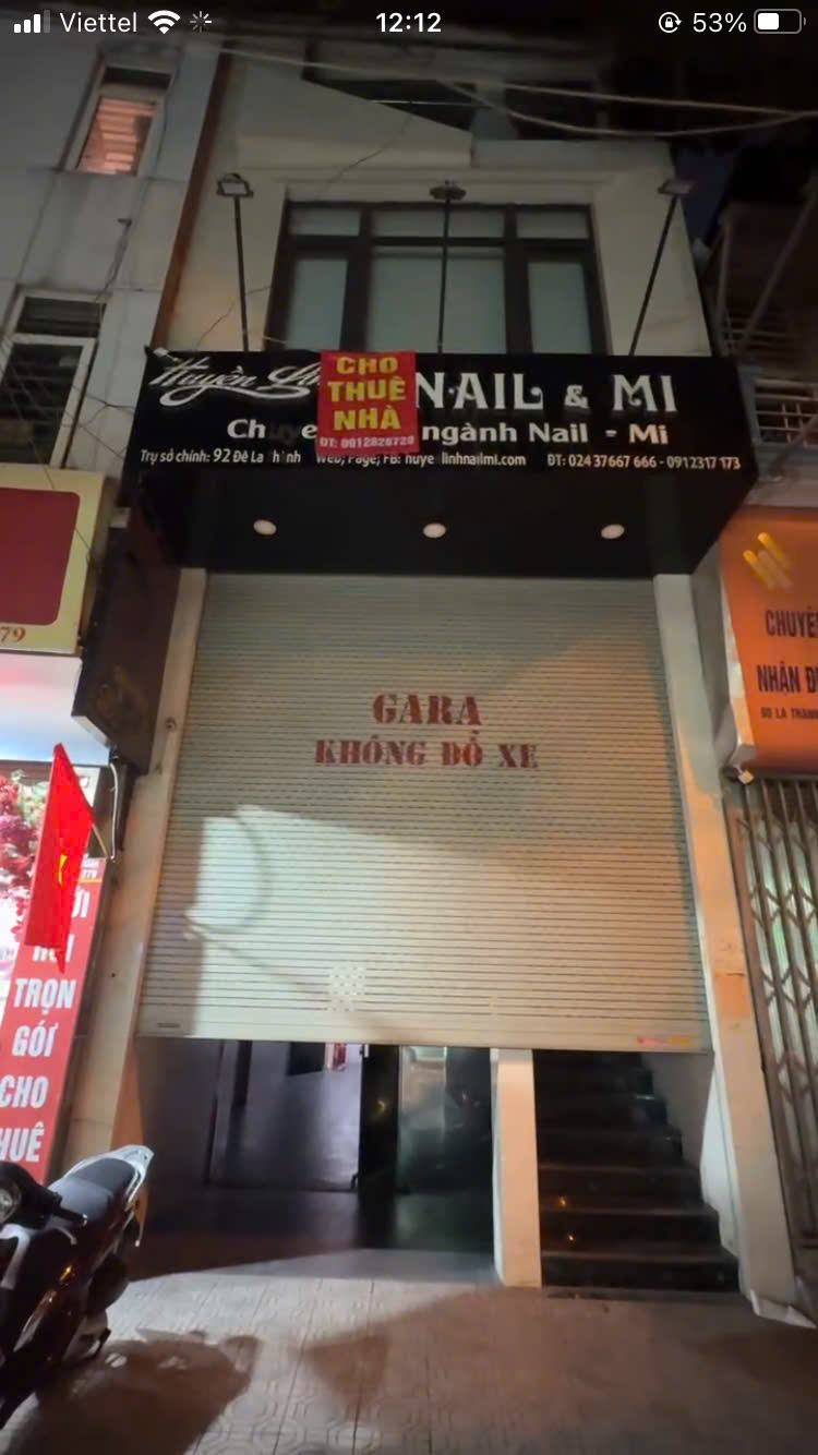 Cho thuê nhà phố kinh doanh nguyên căn 7 tầng 92 La Thành , Ô Chợ Dừa , Đống Đa , Hà Nội - Ảnh chính
