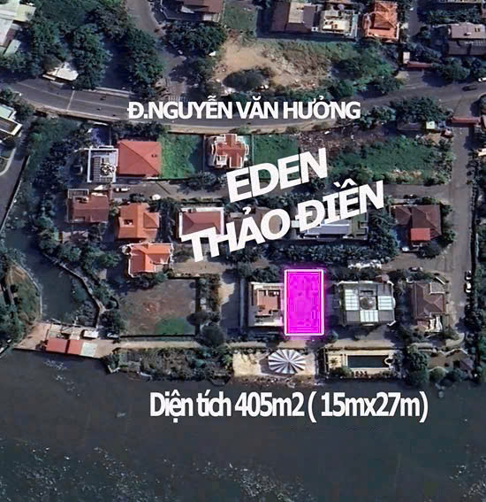 Bán đất thổ cư MT SÔNG SÀI GÒN DT= 405m2 Nguyễn Văn Hưởng, Thảo Điền, Q.2 - 135 tỷ - Ảnh chính