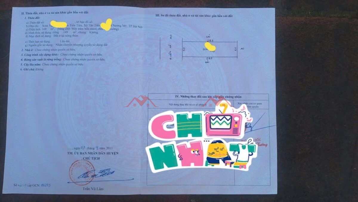 CHÍNH CHỦ BÁN LÔ ĐẤT LIÊN XÃ 149M TẠI TÂN TIẾN-CHƯƠNG MỸ-HA NỘI - Ảnh 3