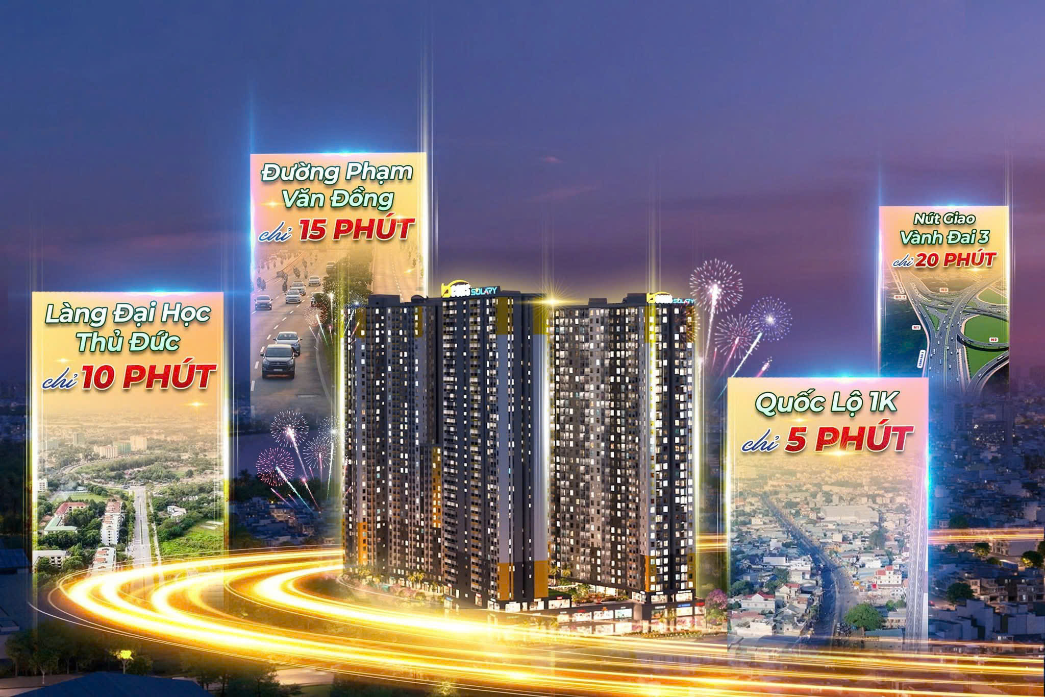 Bcons Solary Căn Hộ Gần Làng Đại Học 2Pn2Wc - Ảnh 1