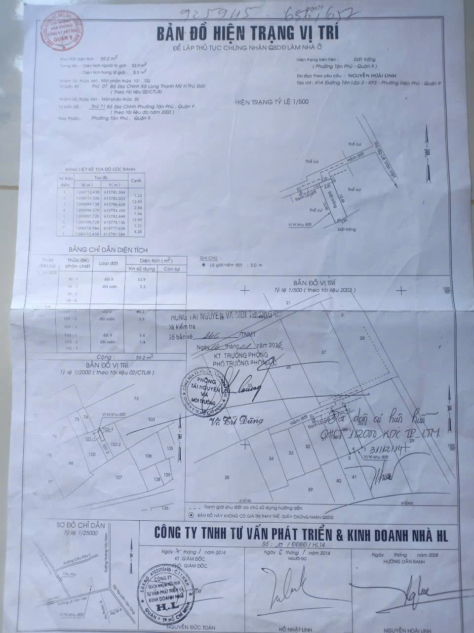 Lô đất 1/ Lê văn việt phường tân phú 60m giá tốt - Ảnh chính