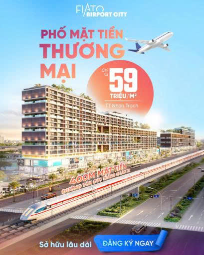 CĂN HỘ CAO CẤP FIATO AIRPORT CITY – SỐNG CHUẨN QUỐC TẾ GẦN SÂN BAY LONG THÀNH, ĐỒNG NAI - Ảnh chính