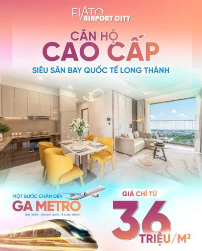 CĂN HỘ CAO CẤP FIATO AIRPORT CITY – SỐNG CHUẨN QUỐC TẾ GẦN SÂN BAY LONG THÀNH, ĐỒNG NAI - Ảnh 1