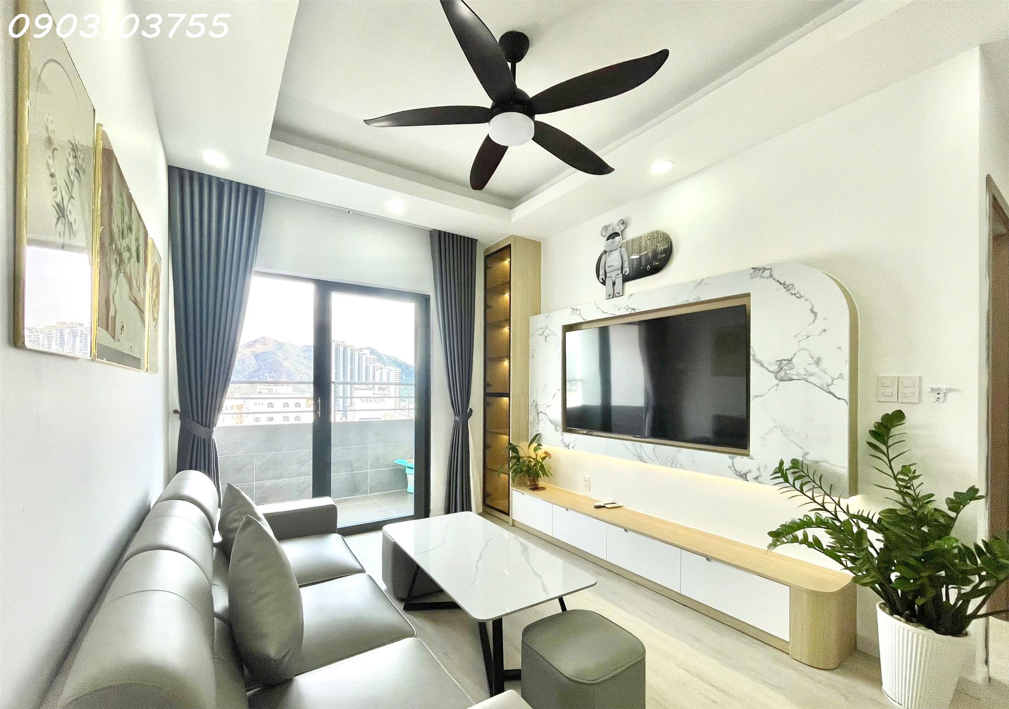 (2328 1A) Bán căn hộ view phố biển hiếm có tại Mường Thanh Viễn Triều Nha Trang nội thất chỉn chu - Ảnh 3
