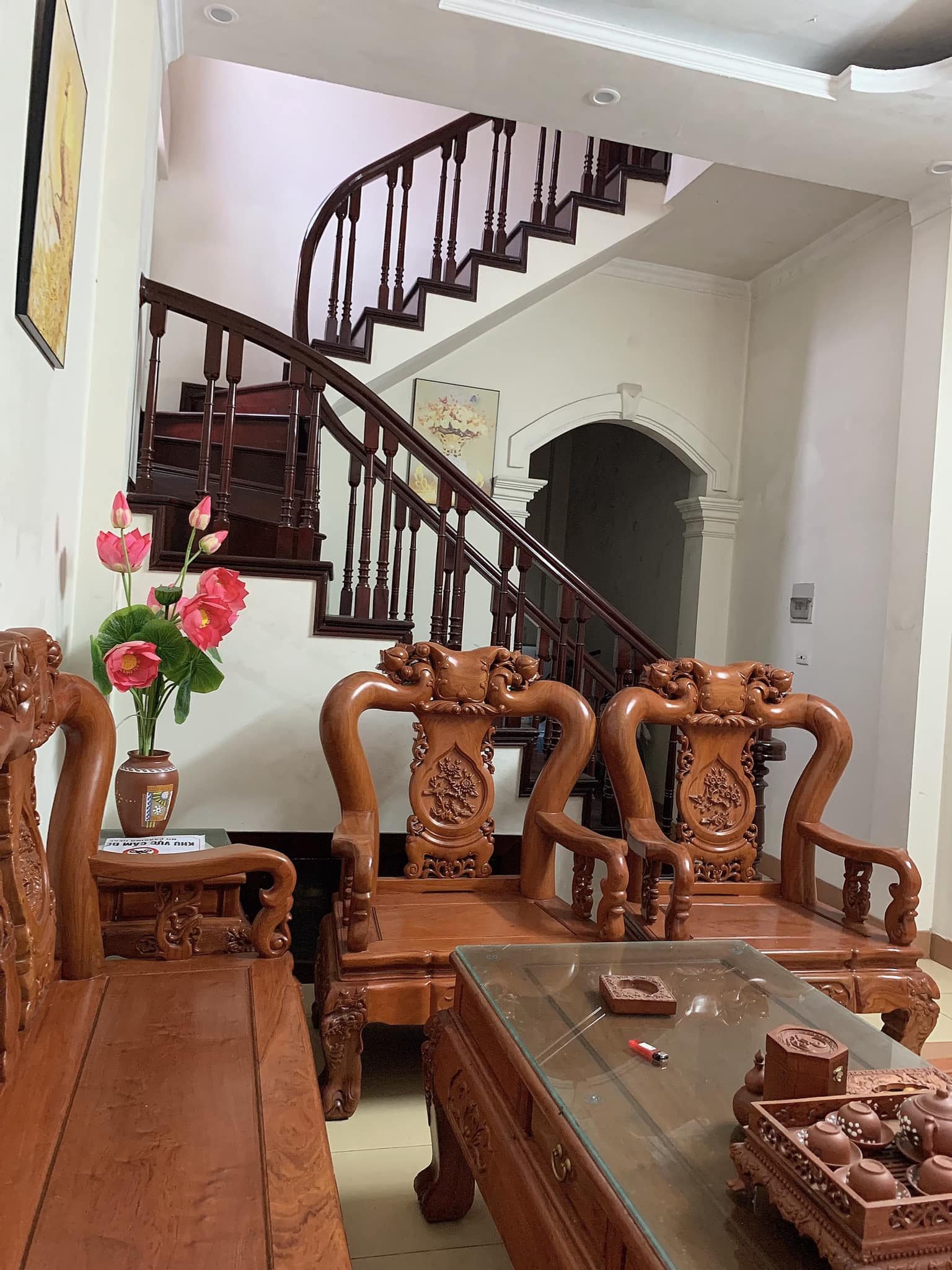 Cho thuê nhà mặt ngõ Thái Hà, 50m2 x 4 tầng, mặt tiền 4.1m, 25tr/tháng, vỉa hè, ô tô tránh - Ảnh chính