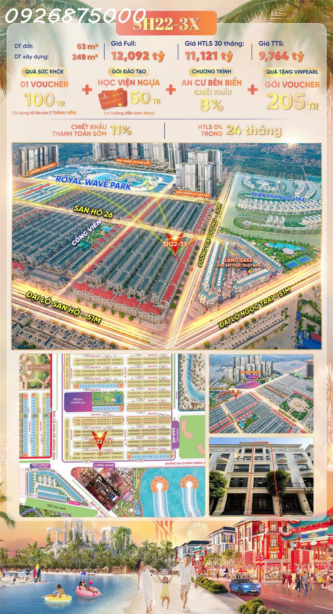 Vinhomes ocean park 2 An Cư bên biển, LK San Hô 63m CK 8% HOT HIT - Ảnh 4