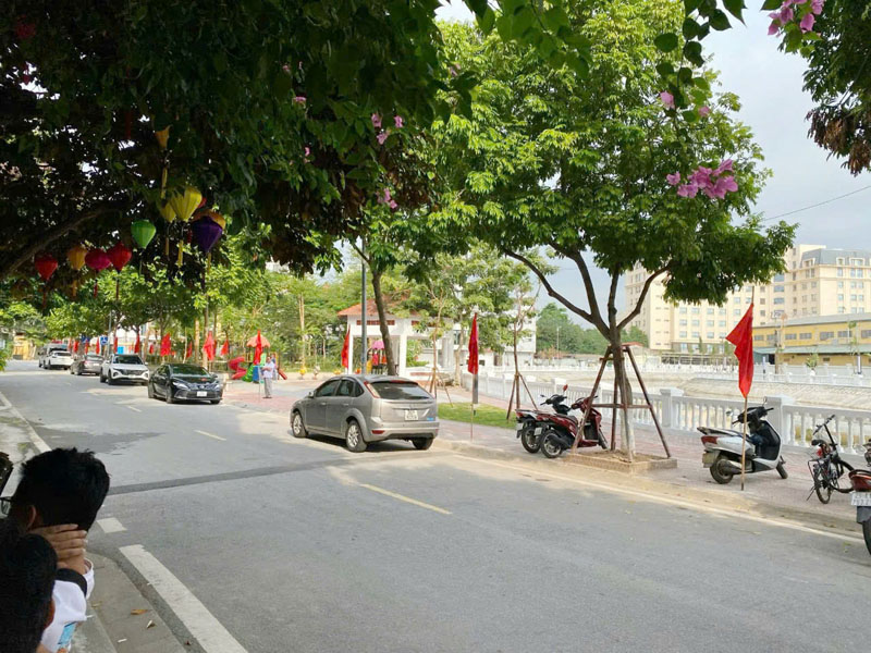 Cần bán 75,2m2 đất mặt phố 111 Lâm Hạ, Bồ Đề - View công viên, hồ điều hòa - Ảnh 1