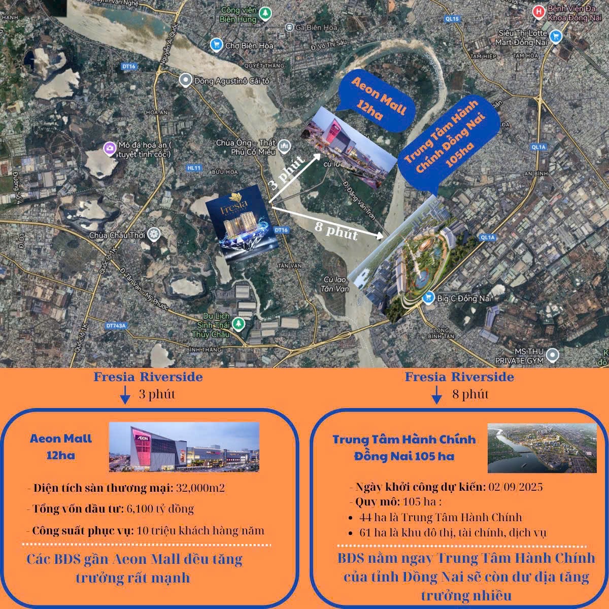 FRESIA RIVERSIDE – CĂN HỘ VIEWSÔNG, ĐỐI DIỆN AEON MALL BIÊN HÒA - Ảnh 1