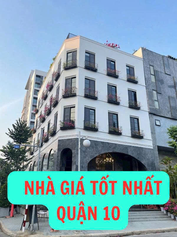 Bán tòa nhà 20x16m (320m2) Hầm 9 tầng 2 thang máy đường Lý Thường Kiệt, Q10 - HDT 250tr/th - Ảnh chính