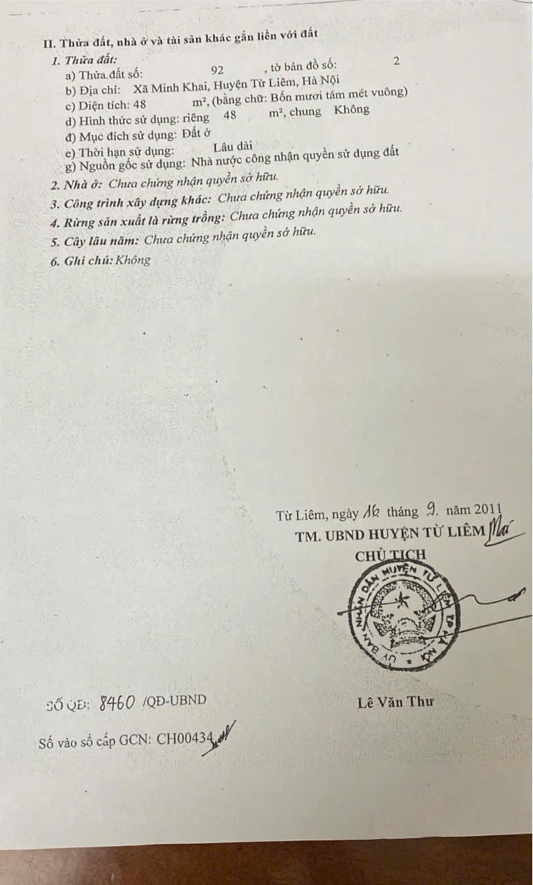 NHÀ ĐẸP - GIÁ TỐT - Bán Nhà Phường Minh Khai, Quận Bắc Từ Liêm, TP Hà Nội - Ảnh 2