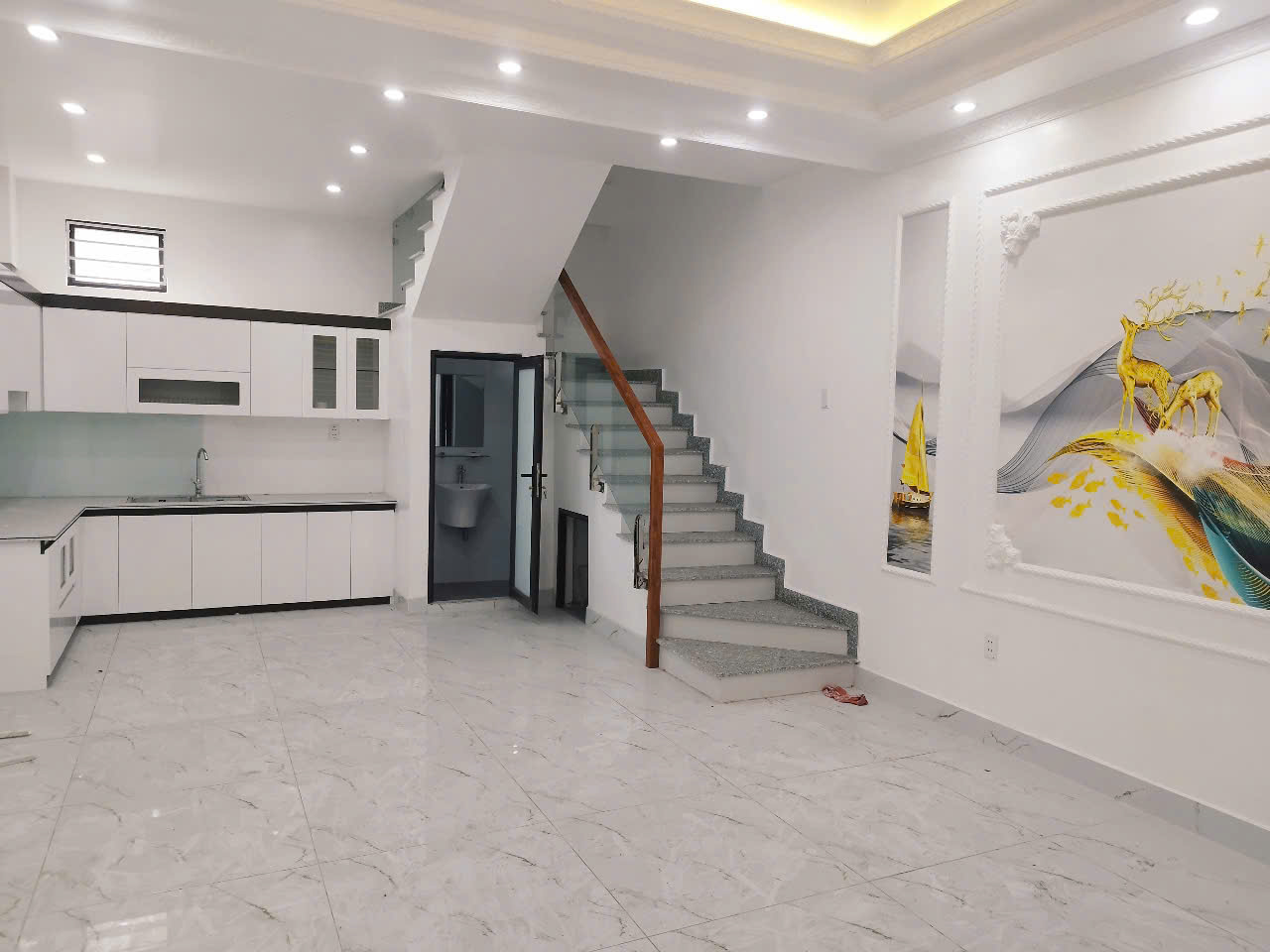 Bán nhà 4 tầng Cát Linh tràng cát Hải An,Hải phòng oto cách nhà 10m,cách mặt đường 30m - Ảnh 1
