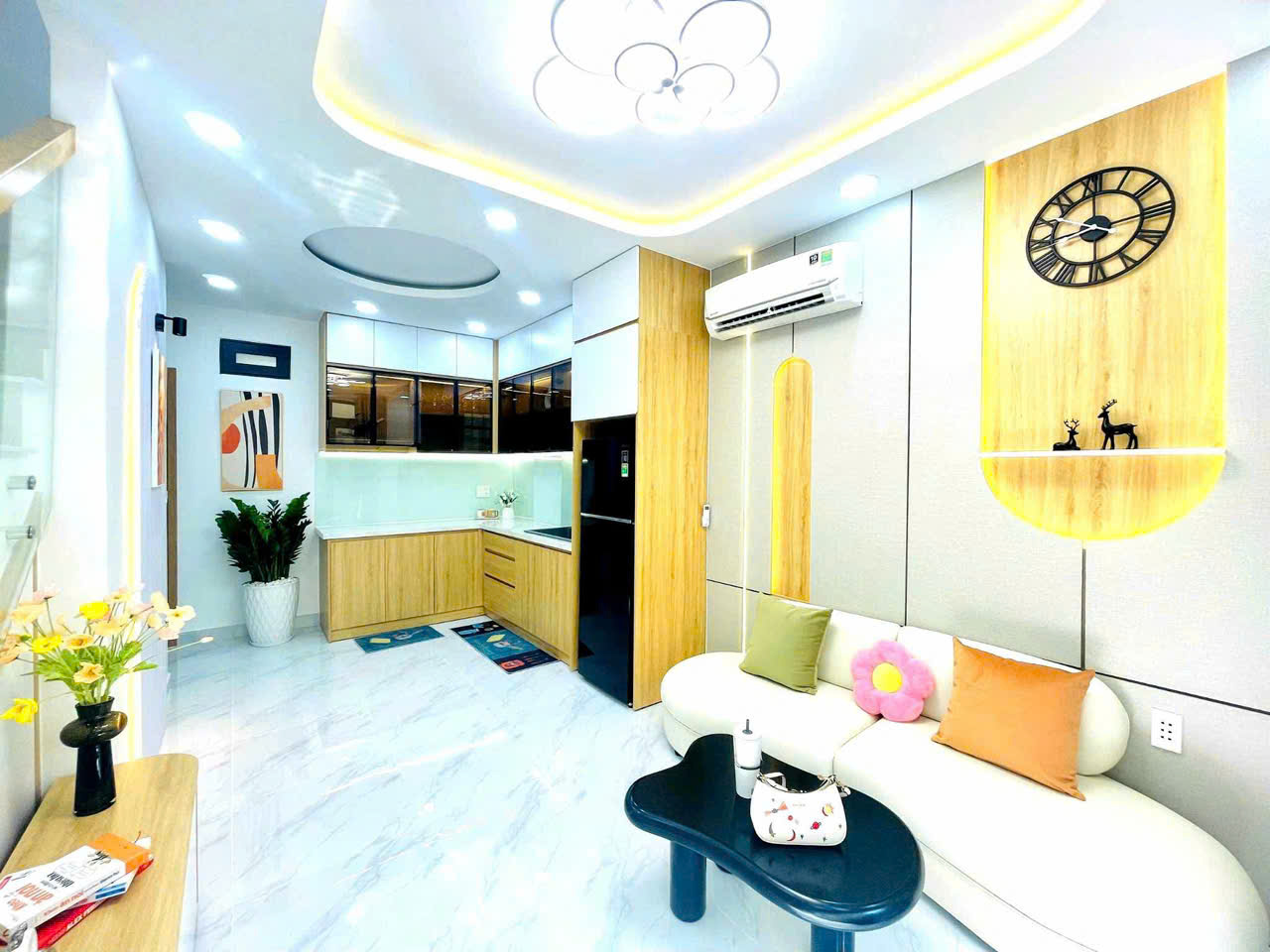 BÁN NHÀ MỚI - CHÍNH CHỦ - NƠ TRANG LONG - P13 BÌNH THẠNH - 3PN LỚN - FULL NỘI THẤT - BÁN 4.98 TỶ - - Ảnh 1
