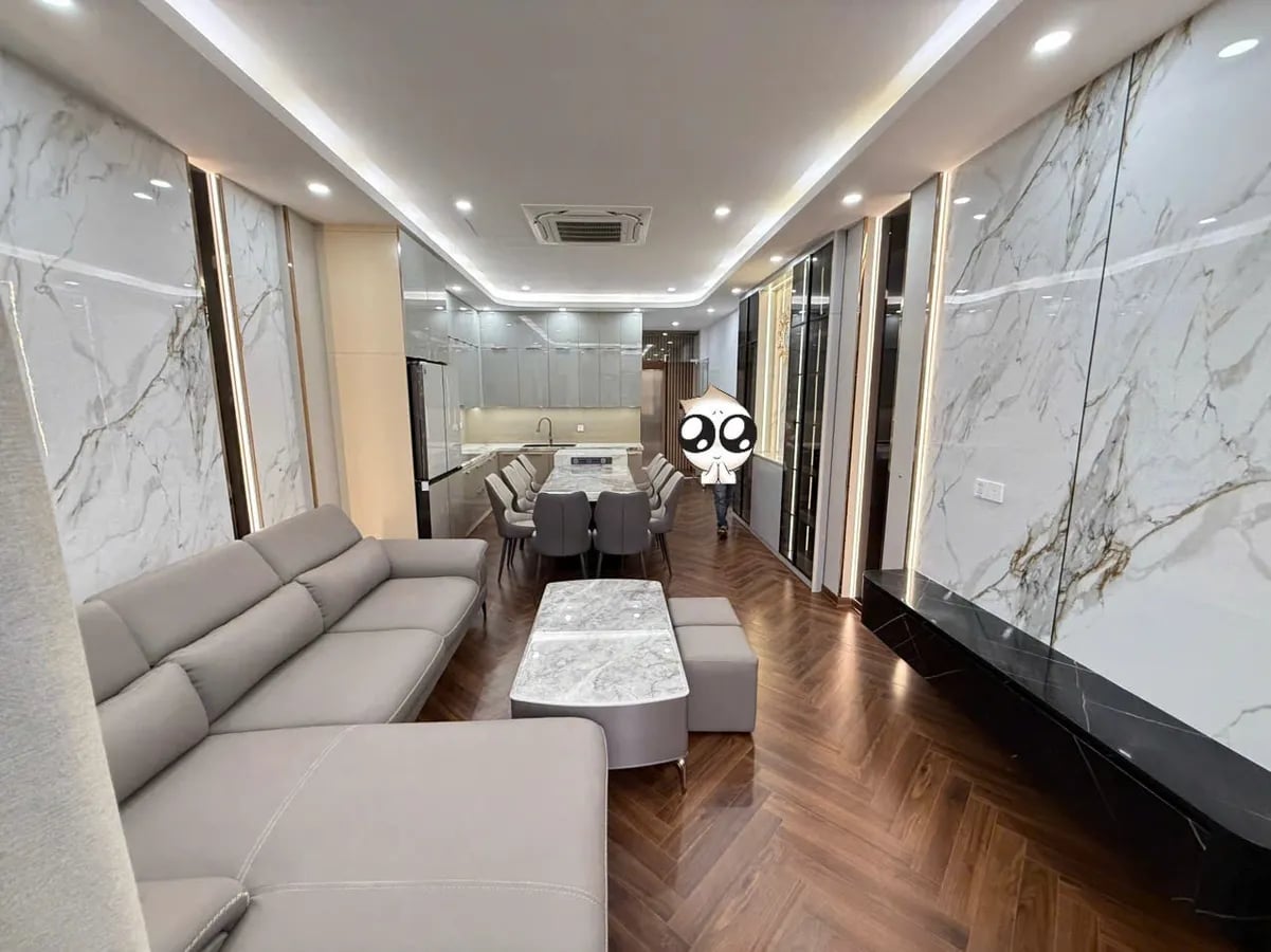 Giảm giá Biệt thự Long Biên, chỉ còn 18,5 tỷ, 75m2 x 6 Tầng, mặt tiền 4,3m, Gara 2 Ô tô - Thang máy - Ảnh 6