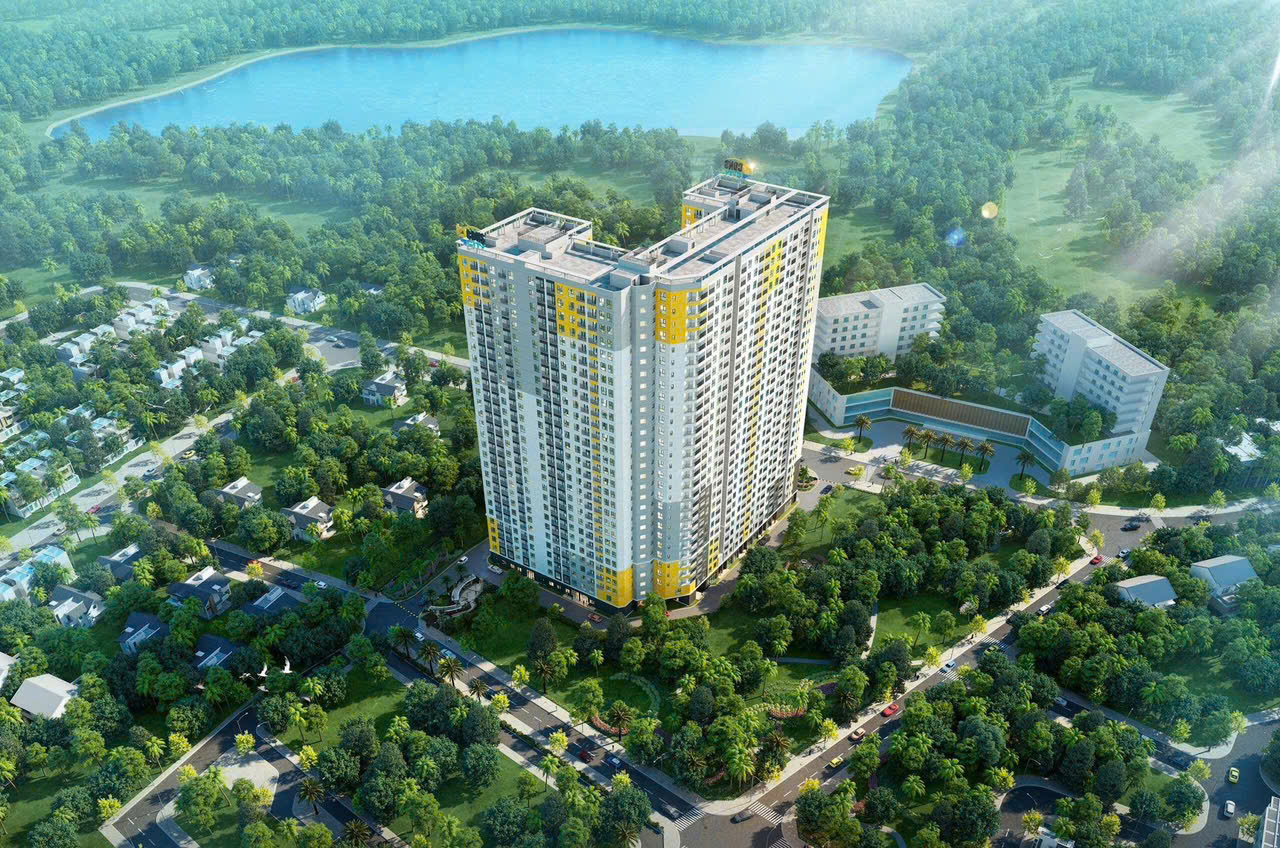 Thuê Chung Cư 2PN Ban Công Bcons, Phúc Đạt, HT Pearl gần ĐH BKU, USSH - Ảnh chính