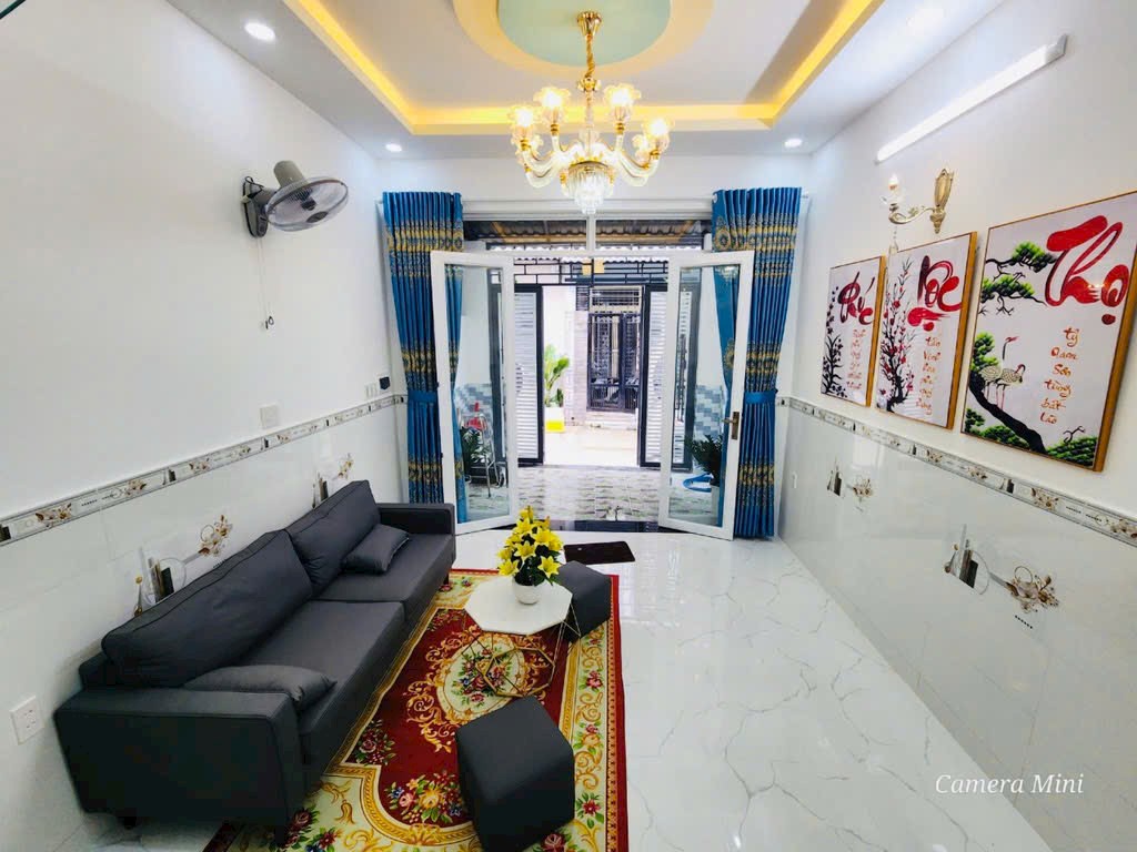 NHÀ MỚI ĐẸP P16 GV - HẺM XE TẢI - 2 MT HẺM THÔNG THOÁNG - KHU NHÀ CAO TẦNG - 56M² - 2 TẦNG HƠN 5 TỶ - Ảnh 2