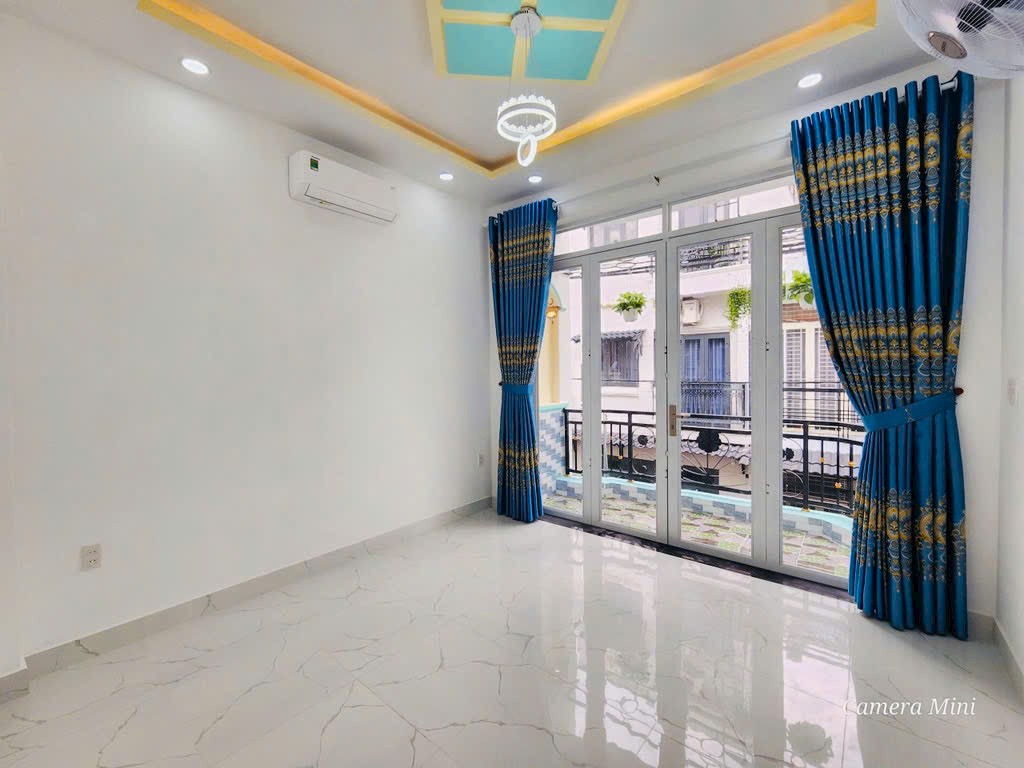 NHÀ MỚI ĐẸP P16 GV - HẺM XE TẢI - 2 MT HẺM THÔNG THOÁNG - KHU NHÀ CAO TẦNG - 56M² - 2 TẦNG HƠN 5 TỶ - Ảnh 4