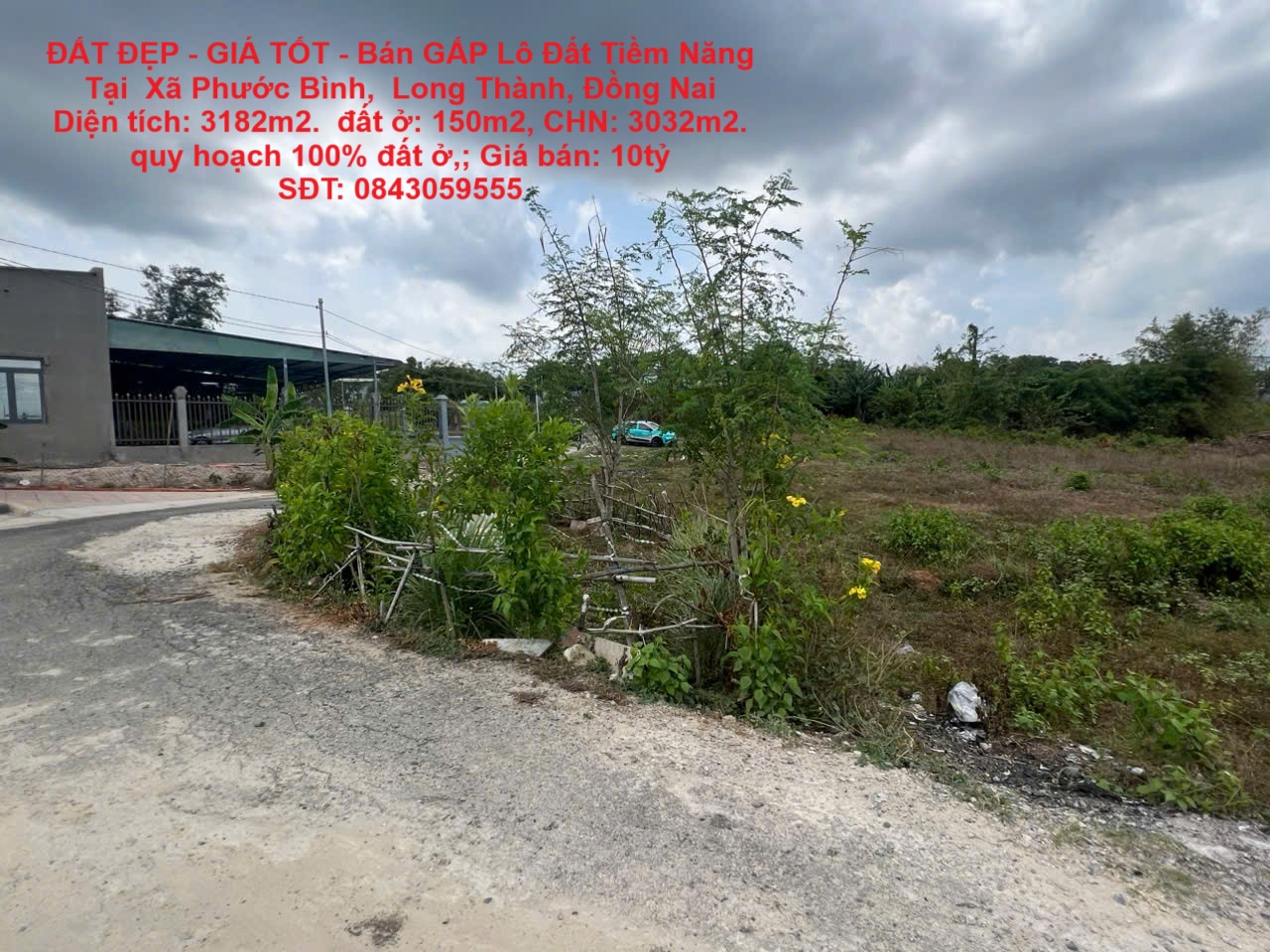 ĐẤT ĐẸP - GIÁ TỐT - Bán GẤP Lô Đất Tiềm Năng Tại  Xã Phước Bình,  Long Thành, Đồng Nai - Ảnh chính