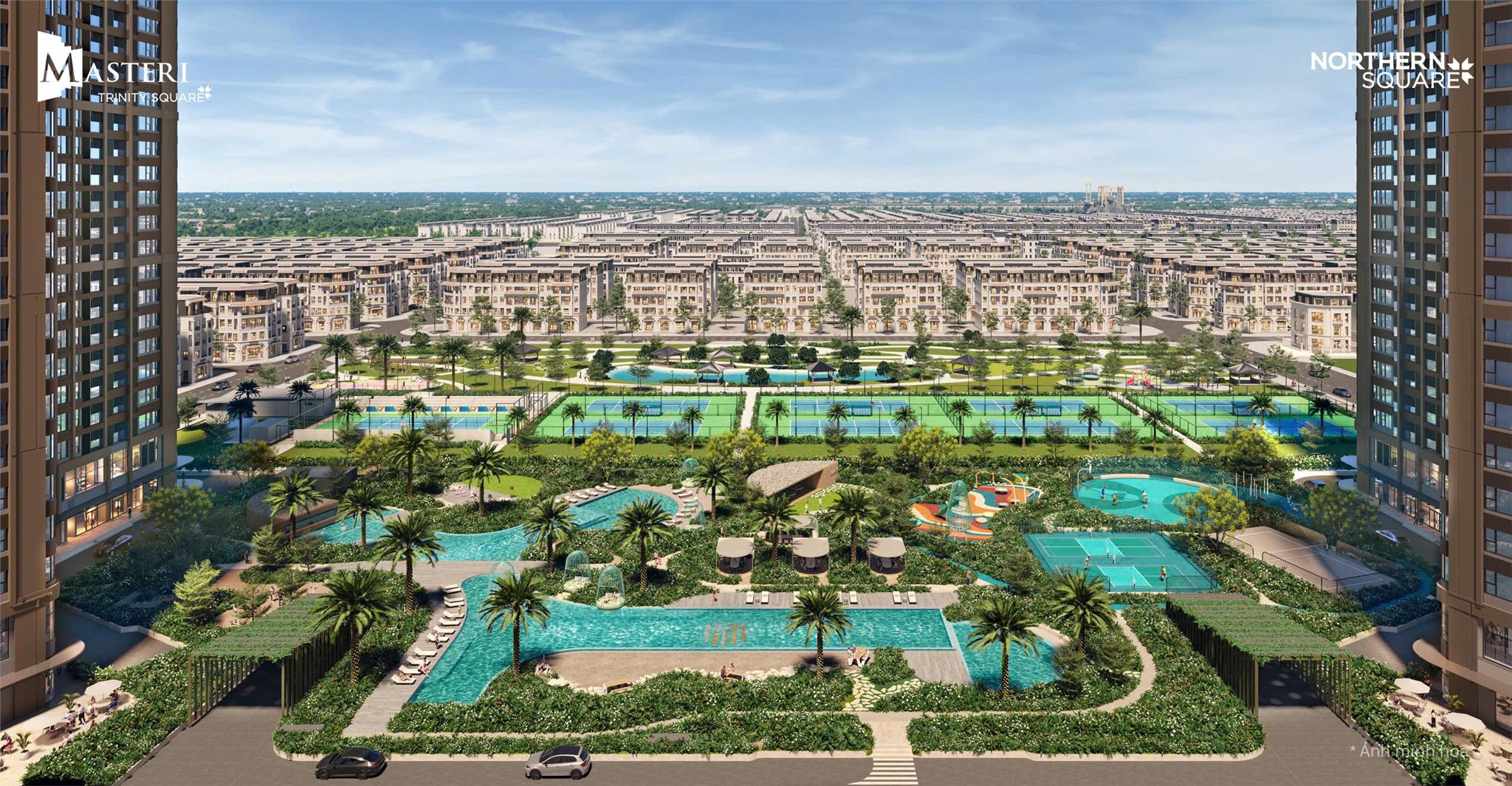 Chung cư Masteri Trinity Square – Vinhomes Ocean Park 2, Căn 1PN+ diện tích 49,3m2 hướng Đông Nam - Ảnh 2