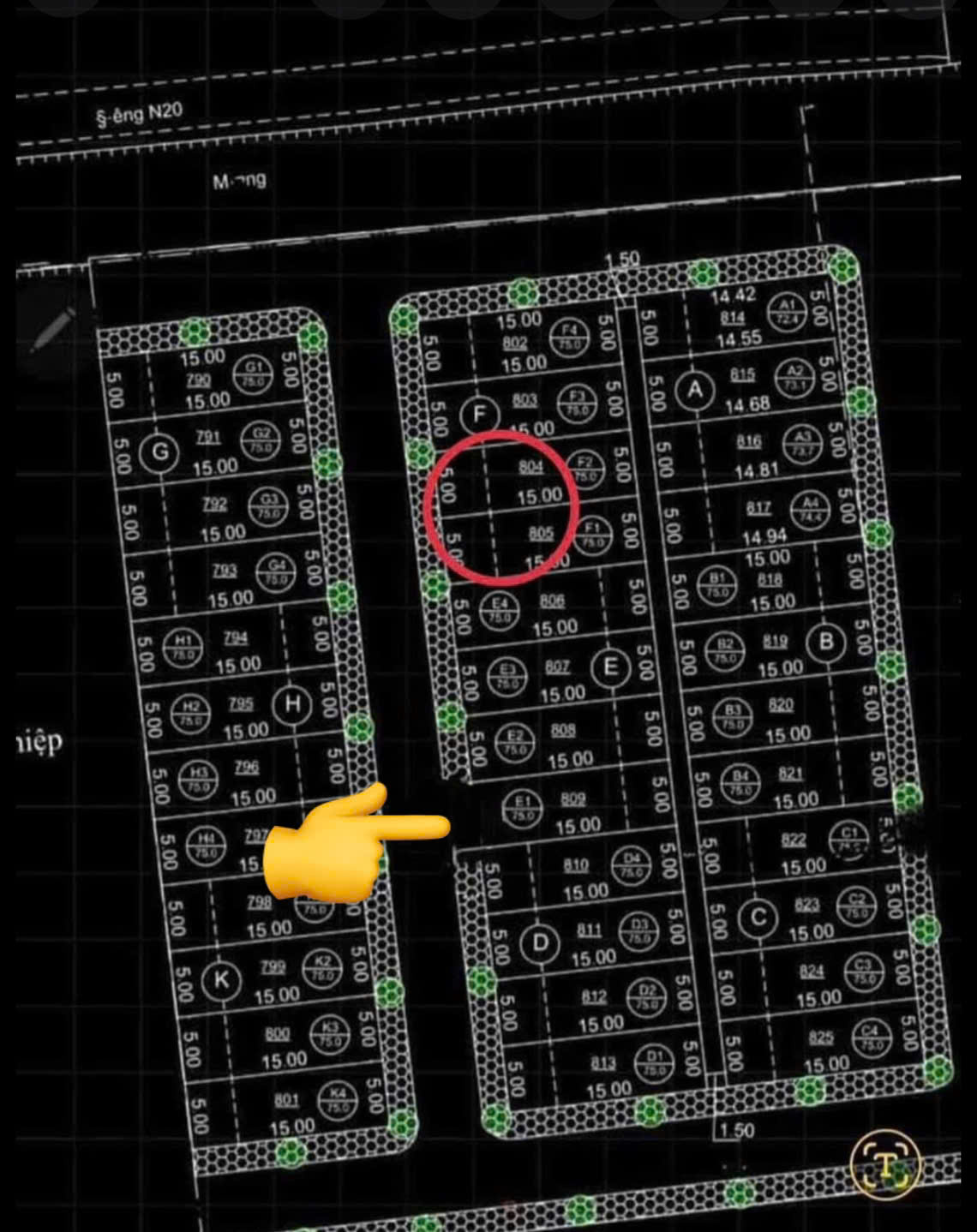 💥#BÁN LÔ ĐẤT 75m² ĐẤU _ CƠ SỞ HẠ TẦNG ĐỒNG BỘ _ PHÂN LÔ OTO TRÁNH _ SÁT TL 417 _ TẾ TỰ _ PHƯƠNG - Ảnh chính